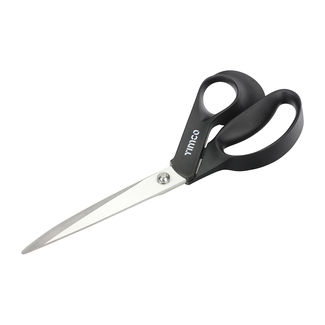 TIMCO Tradesmans Scissors, Heavy Duty with Stainless Steel Blades and Ergonomic Plastic Grips - 9 1/2" / 240mm