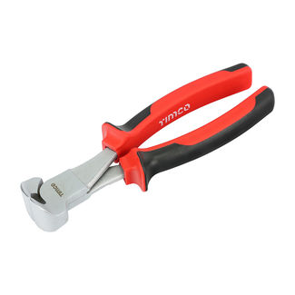 TIMCO Professional End Cutting Pliers, Pincer Head with Hardened Jaws and Soft-Grip Handles - 8" / 200mm