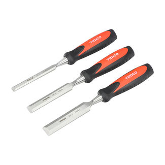 TIMCO Bevel Edge Wood Chisel Set - 3 Pieces