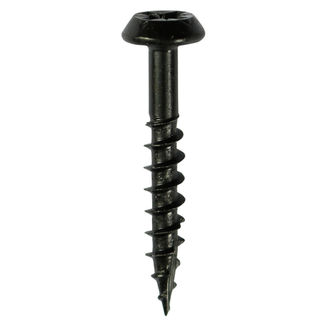 TIMCO Rainwater Bracket Exterior Black Screws - 5.0 x 25