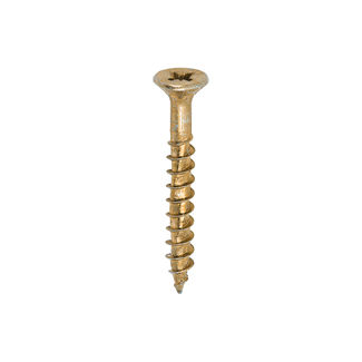 TIMCO Velocity Premium Multi-Use Countersunk Gold Woodscrews - 5.0 x 40