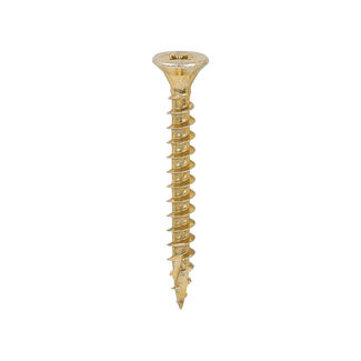 TIMCO C2 Strong-Fix Multi-Purpose Premium Countersunk Gold Woodscrews - 5.0 x 45