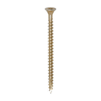 TIMCO C2 Strong-Fix Multi-Purpose Premium Countersunk Gold Woodscrews - 5.0 x 75