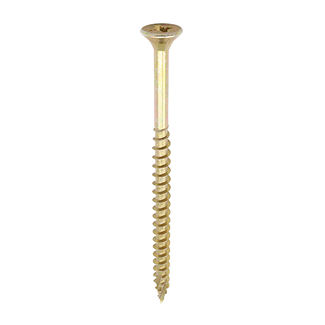 TIMCO C2 Strong-Fix Multi-Purpose Premium Countersunk Gold Woodscrews - 5.0 x 90