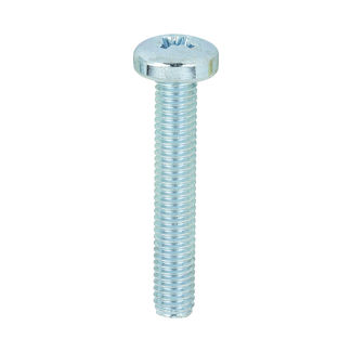 TIMCO Machine Pan Head Silver Screws - M5 x 30