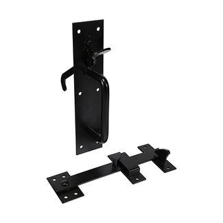 TIMCO Heavy Duty Suffolk Latch Black - 219 x 50mm