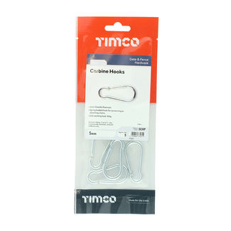 TIMCO Carbine Hooks Silver - 5mm