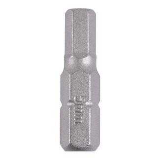 TIMCO Hex Driver Bit S2 Grey - 5.0 x 25