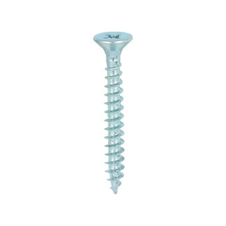 TIMCO Solo Countersunk Silver Woodscrews - 6.0 x 50