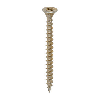 TIMCO C2 Strong-Fix Multi-Purpose Premium Countersunk Gold Woodscrews - 6.0 x 70