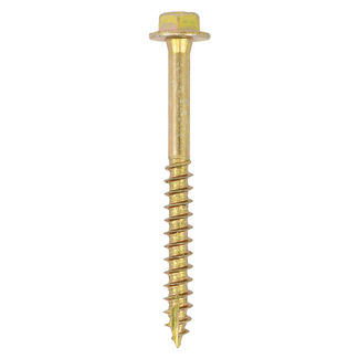 TIMCO Solo Advanced Hex Head Gold Coach Woodscrews - 6.0 x 100