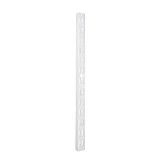 TIMCO Twin Slot Upright White - 1980mm