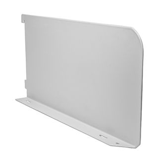 TIMCO Twin Slot Shelf End White - 300mm