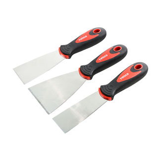 TIMCO Decorators Filling Knives and Paint Scrapers Set - Stainless Steel - 3 Pieces 1 1/2", 2" and 3"