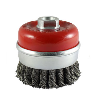 TIMCO Angle Grinder Cup Brush Twisted Knot Steel Wire - 80mm