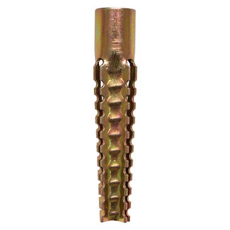 TIMCO Metal Expansion Wall Gold Plugs  - 8.0 x 38