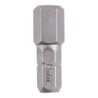 TIMCO Hex Driver Bit S2 Grey - 8.0 x 25