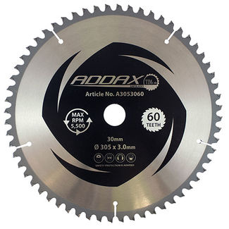 TIMCO -5° Circular Saw Blade - 305 x 30 x 60T