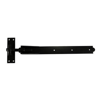 TIMCO Adjustable Band & Hook on Plates Hinges Black - 450mm