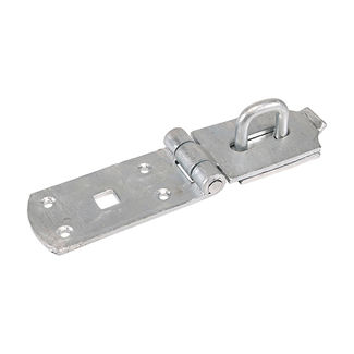 TIMCO Heavy Duty Hasp & Staple Secure Bolt On Hot Dipped Galvanised - 8"