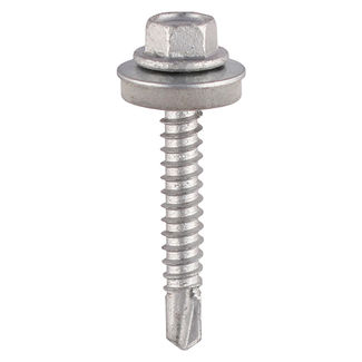 TIMCO Self-Drilling Light Section A2 Stainless Steel Bi-Metal Screws - 5.5 x 100