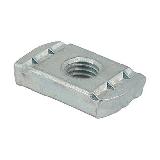 TIMCO Channel Nuts Without Spring Silver - M10