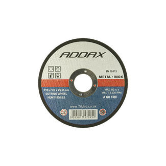 TIMCO B/Abrasive Flat Wheel Metal - 115 x 22.2 x 2.5