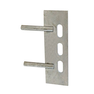 TIMCO Gravel Board Clip Twin Pin Galvanised - 150 x 50mm