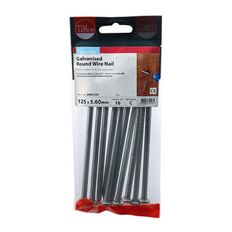 TIMCO Round Wire Nails Galvanised - 125 x 5.60