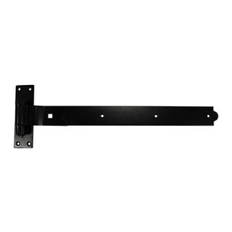 TIMCO Cranked Band & Hook On Plates Hinges Black - 450mm