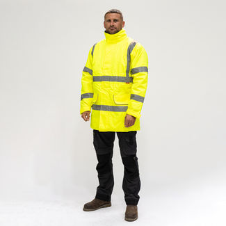 TIMCO Hi-Visibility Parka Jacket - X Large