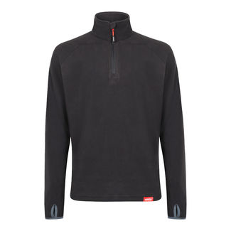 TIMCO Half Zip Overhead Fleece -Black - Large