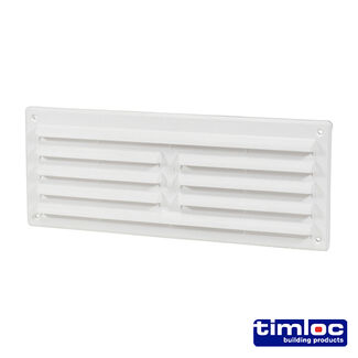 Timloc Louvre Grille Vent White - 242 x 89mm