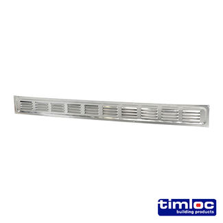 Timloc Return Air Grille Aluminium  - 648 x 60mm