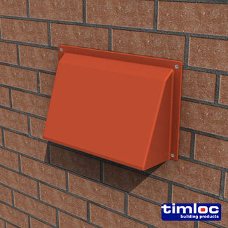 Timloc External Cowl Terraracotta - 255 x 95mm