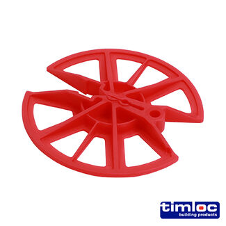 TIMCO Insulation Retaining Discs Red - 80mm Dia