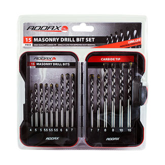 TIMCO Masonry Drill Bit Set - 15pc