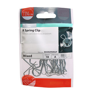 TIMCO Mixed R Spring Clips - Mixed