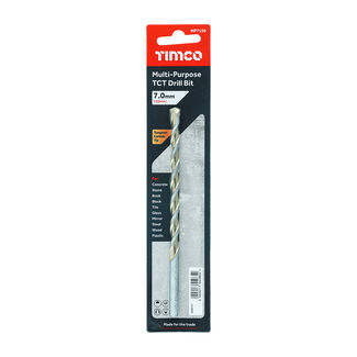 TIMCO TCT Multi-Purpose Drill Bits - 7.0 x 150