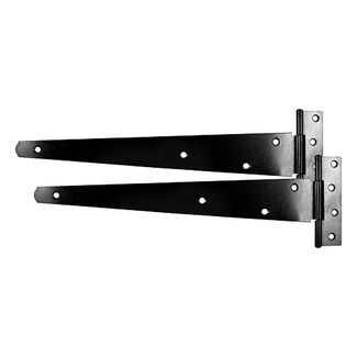 TIMCO Medium Tee Hinges Black - 14"