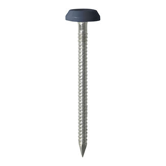 TIMCO Polymer Headed Nails A4 Stainless Steel Anthracite Grey - 50mm