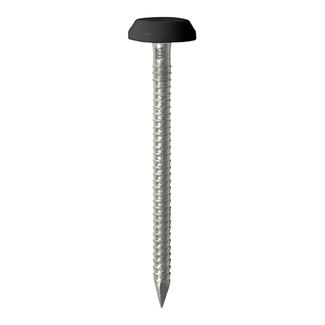 TIMCO Polymer Headed Nails A4 Stainless Steel Black - 65mm