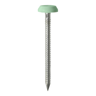 TIMCO Polymer Headed Nails A4 Stainless Steel Chartwell Green - 65mm