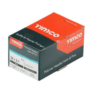 TIMCO Polymer Headed Pins A4 Stainless Steel Black - 30mm