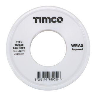 TIMCO PTFE Thread Seal Tape - 12m x 12mm 