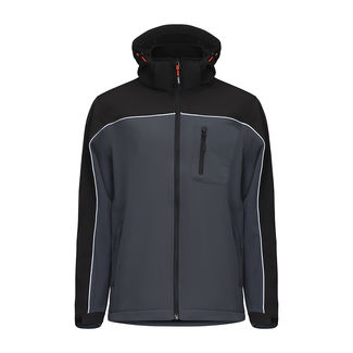 TIMCO Softshell Jacket - Grey/Black - Medium