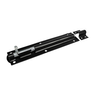 TIMCO Straight Tower Bolt Black - 10"