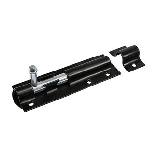 TIMCO Straight Tower Bolt Black - 4"