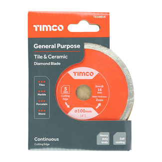 TIMCO General Purpose Tile & Ceramic Blade  - 100 x 16.0