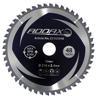 TIMCO 0° Mitre Saw Blade - 216 x 30 x 48T